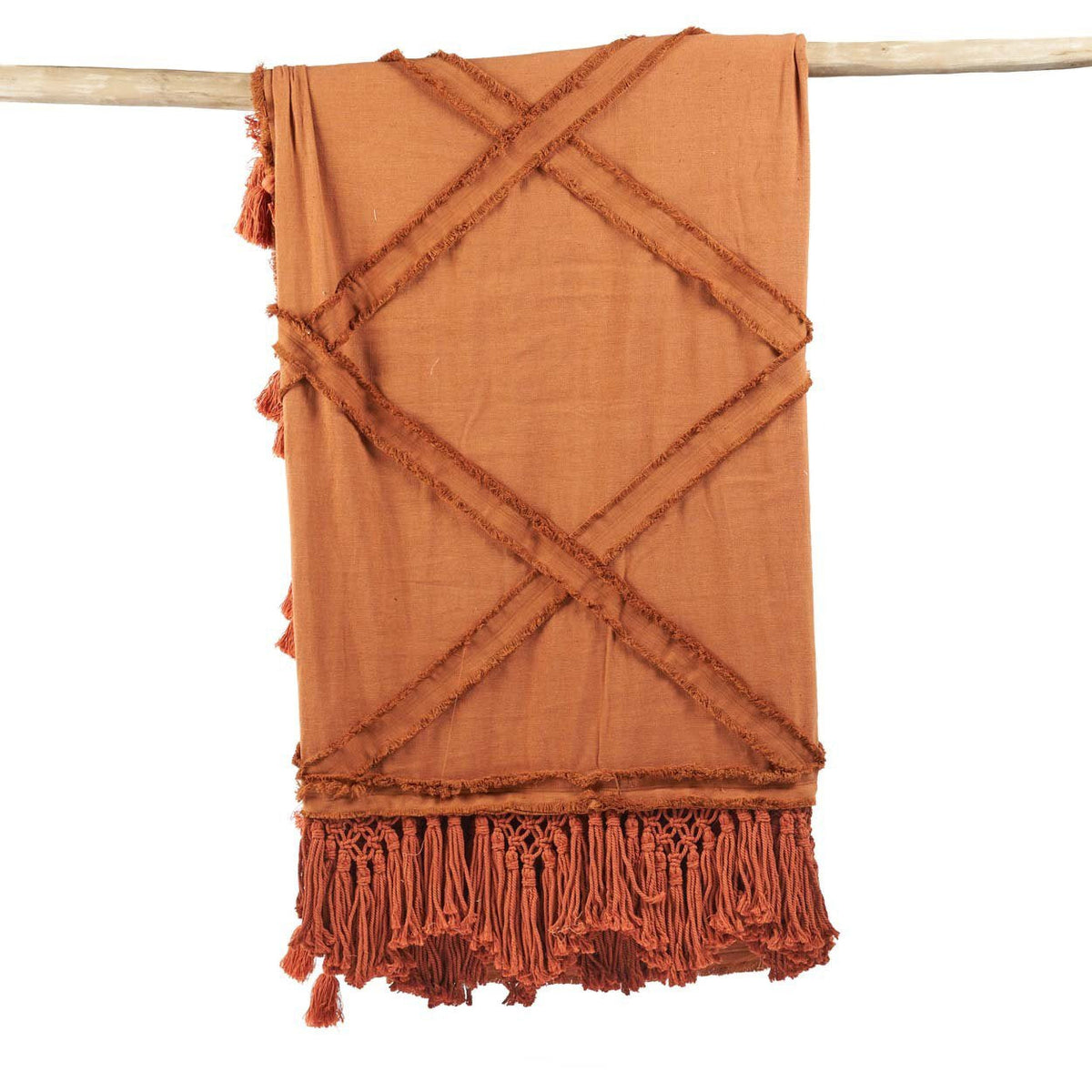 Bamber Bedsprei Terracotta Bazar Bizar