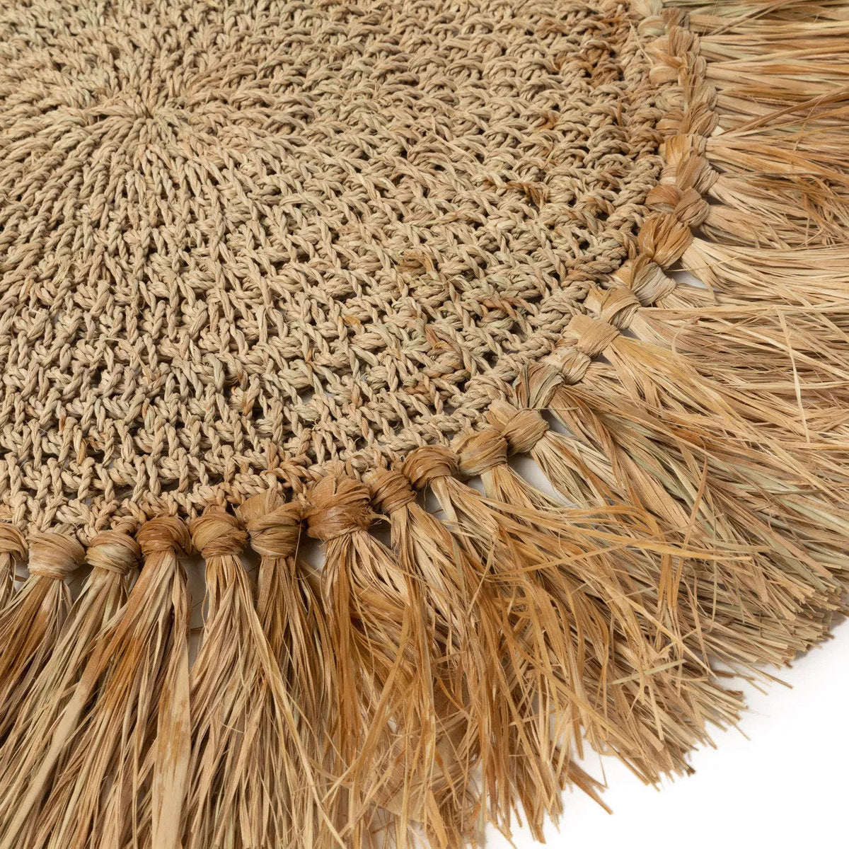 Podkładka Crochet Raffia - Naturalny Bazar Bizarre