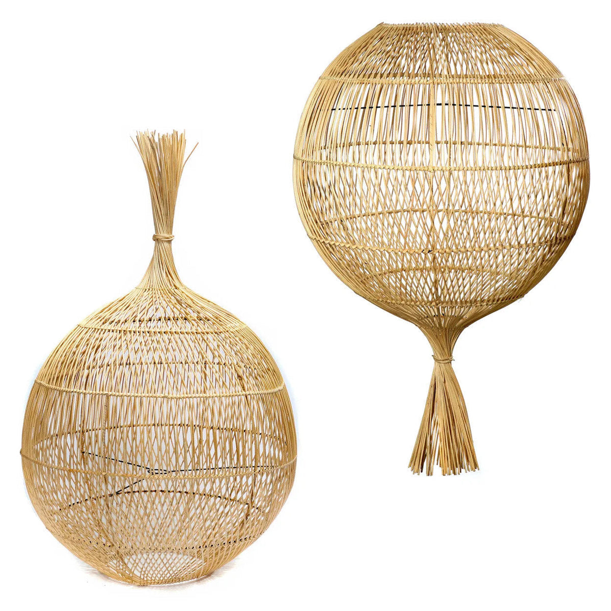 Lampa podłogowa Wonton - Naturalna
