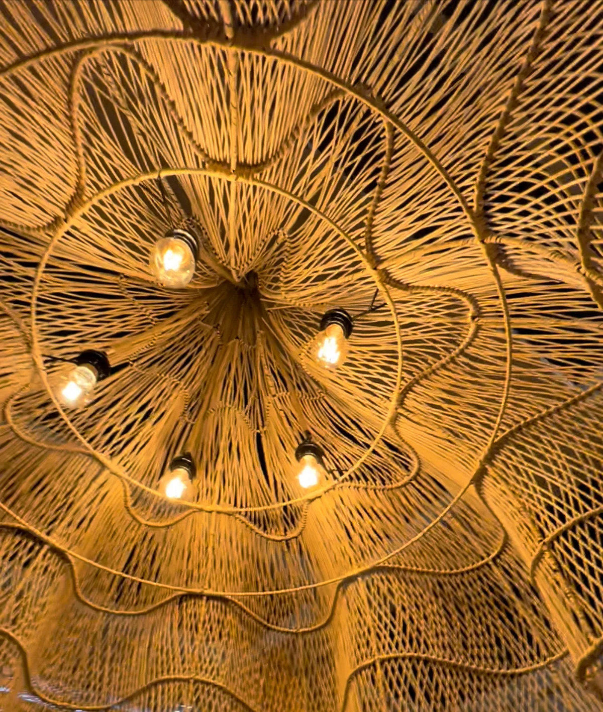 Lampa wisząca Whipped Naturalna XXL Bazar Bizar