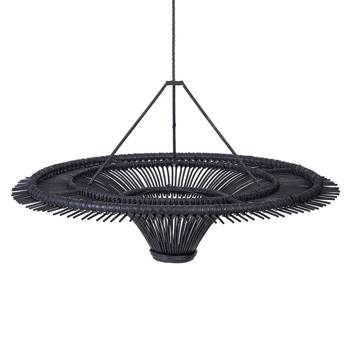Lampa wisząca Sky Czarna XXL Bazar Bizar