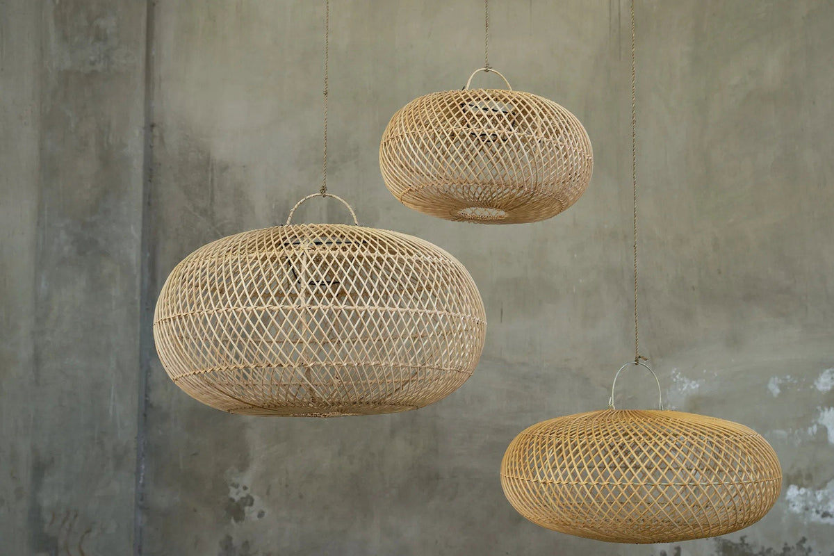 Lampa wisząca Wholly - Naturalna - Duża  Bazar Bizar