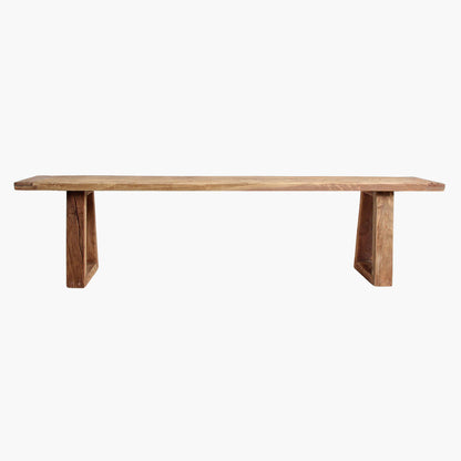 Ławka do jadalni z drewna tekowego Farmwood 180 cm Raw Materials