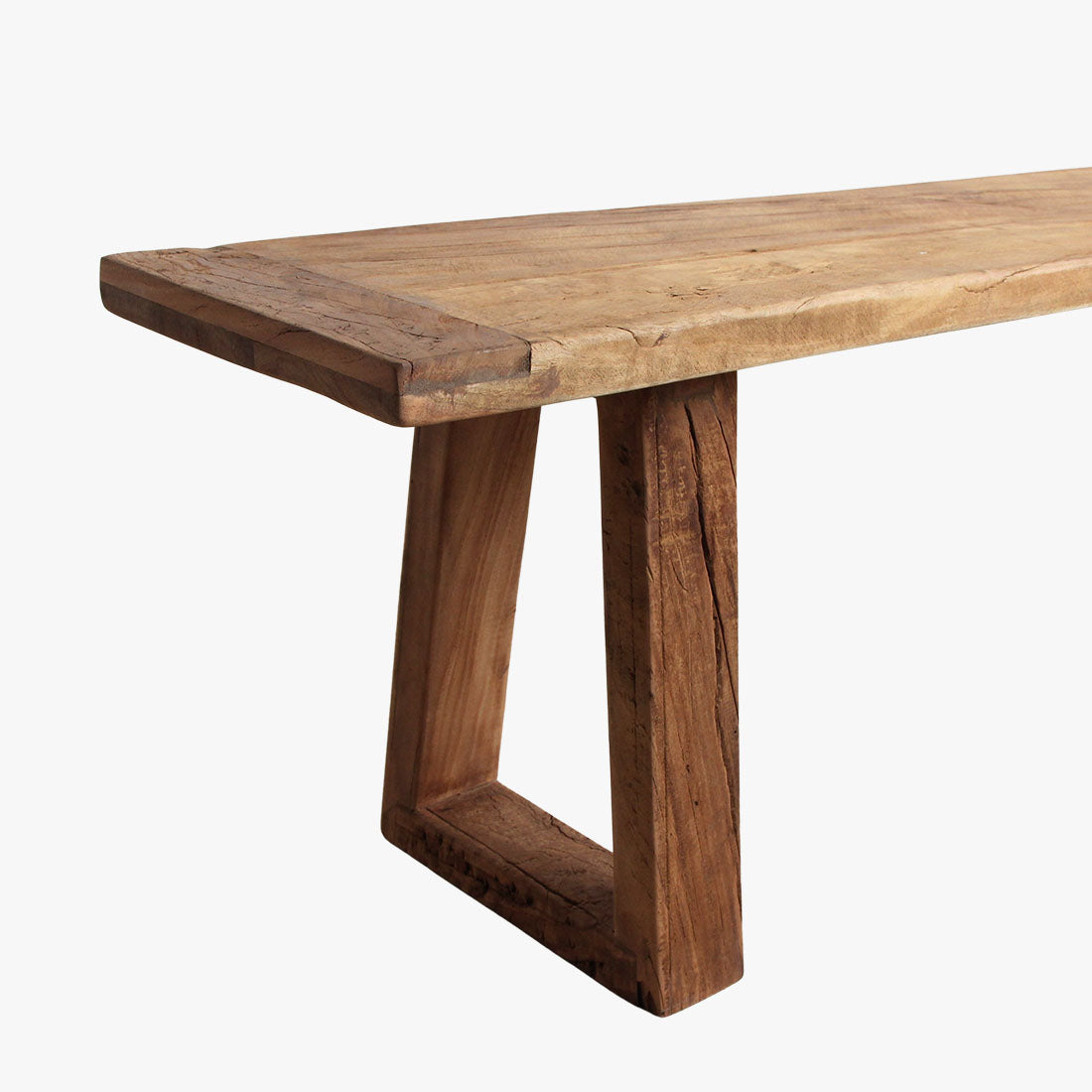 Ławka do jadalni z drewna tekowego Farmwood 180 cm Raw Materials