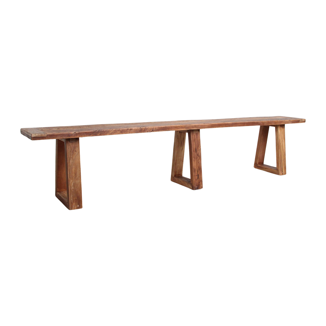Ławka do jadalni z drewna tekowego Farmwood 200 cm Raw Materials