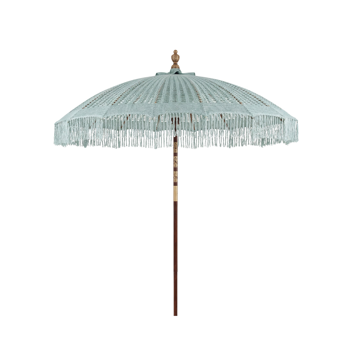 Bali Parasol Makramowa Zielony Ø250cm Todo Bien