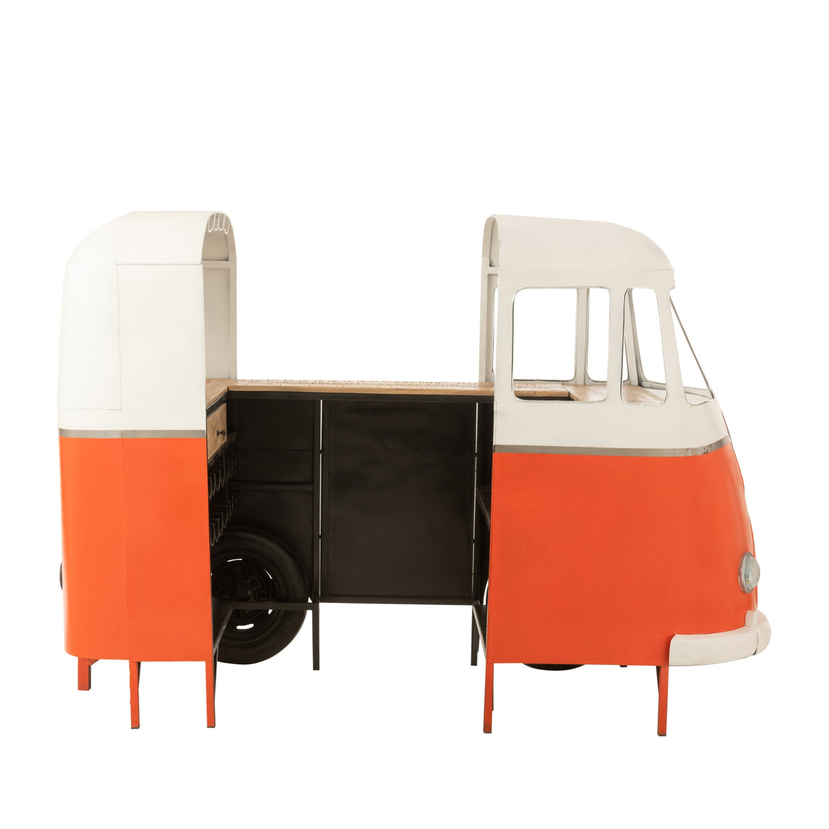 Meble barowe Retro Bus Pomarańczowe J-Line