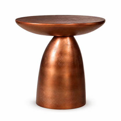 Stolik pomocniczy Jarah Aluminium Złoty 55cm Starfurn