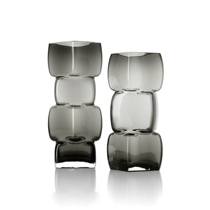 Wazon Cubes – Ciemnoszary – L