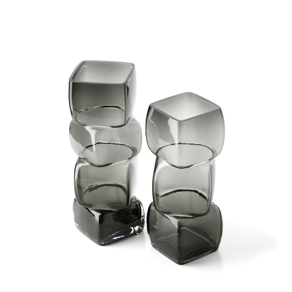 Wazon Cubes – Ciemnoszary – L