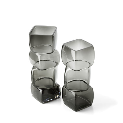 Wazon Cubes – Ciemnoszary – M