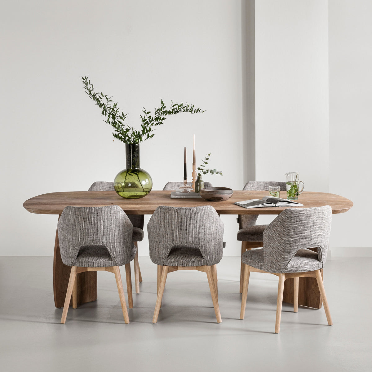 DTP Home Nova Stół do jadalni z drewna tekowego 220 cm