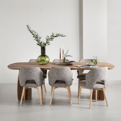 DTP Home Nova Stół do jadalni z drewna tekowego 220 cm