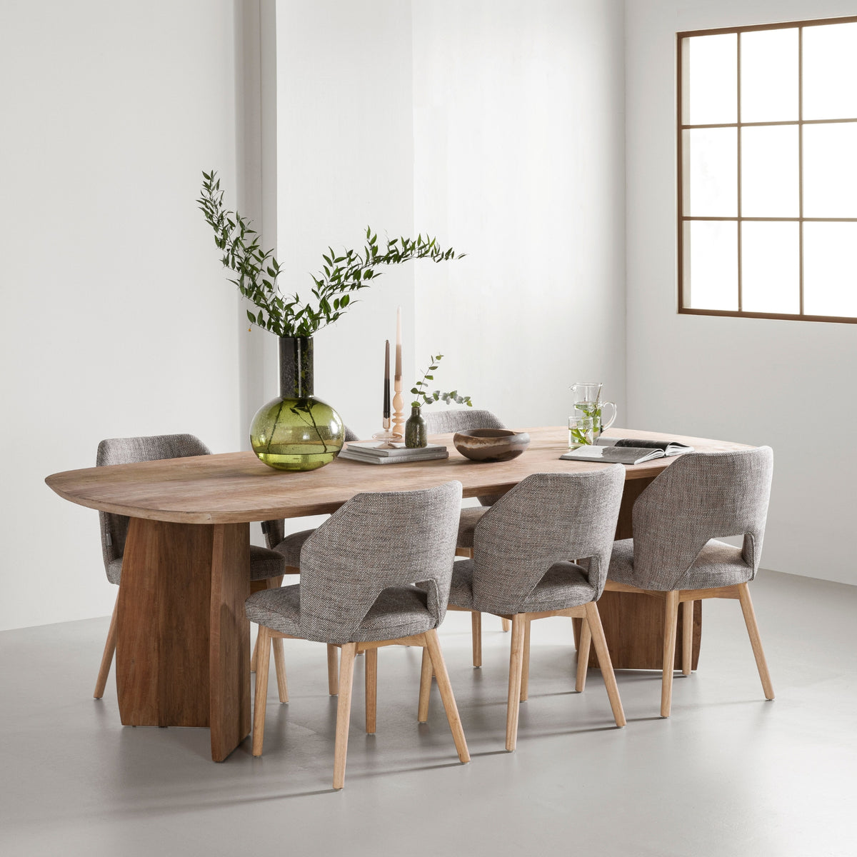 DTP Home Nova Stół do jadalni z drewna tekowego 220 cm