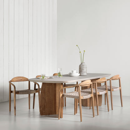 DTP Home Stół do jadalni Nova Trawertyn 220cm