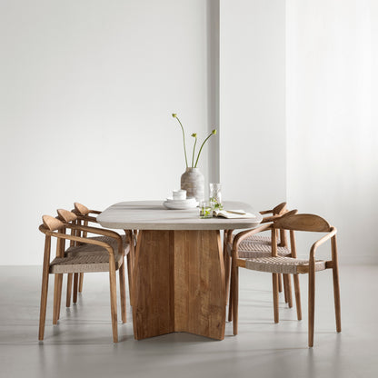 DTP Home Stół do jadalni Nova Trawertyn 220cm