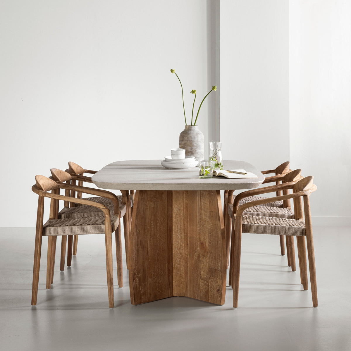 DTP Home Stół do jadalni Nova Trawertyn 220cm
