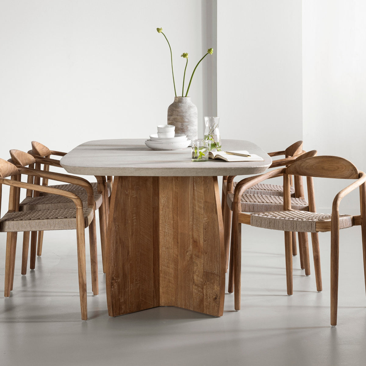 DTP Home Nova Stół do jadalni Trawertyn 250cm