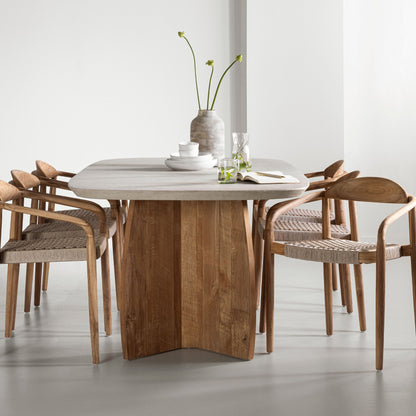 DTP Home Stół do jadalni Nova Trawertyn 220cm