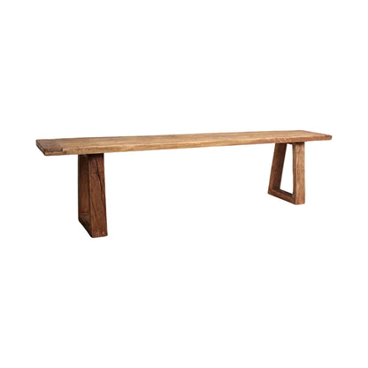 Ławka do jadalni z drewna tekowego Farmwood 180 cm Raw Materials