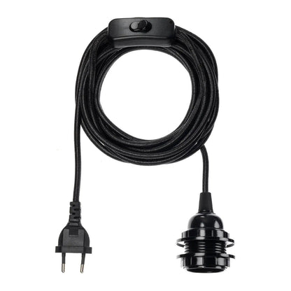 Oprawka do lampy czarna 250 cm Bazar Bizar