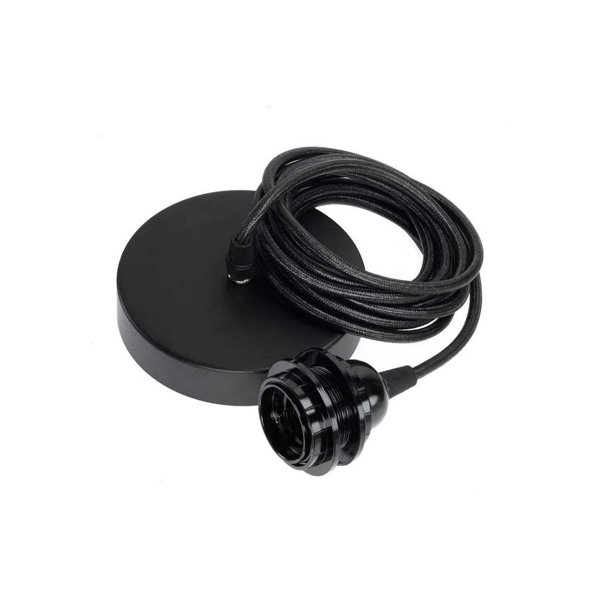 Opisowa lampa sufitowa z 1 oprawką Czarna Bazar Bizar