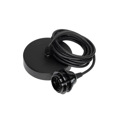 Opisowa lampa sufitowa z 1 oprawką Czarna Bazar Bizar