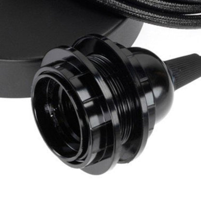 Opisowa lampa sufitowa z 1 oprawką Czarna Bazar Bizar