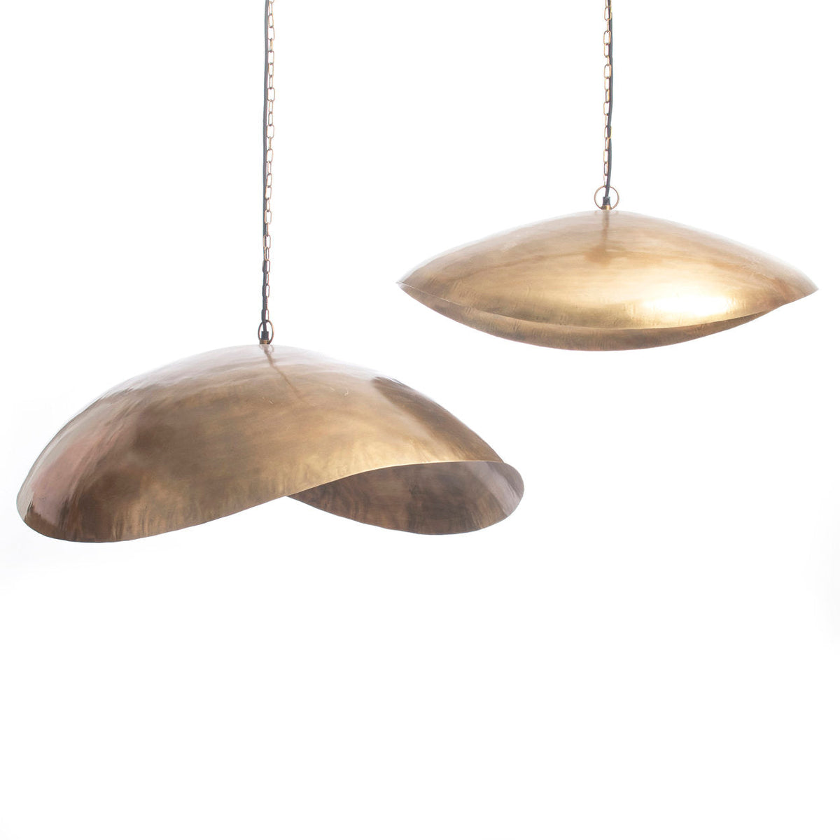 Lampa wisząca Fortune Cookie - Mosiądz - XL Bazar Bizar