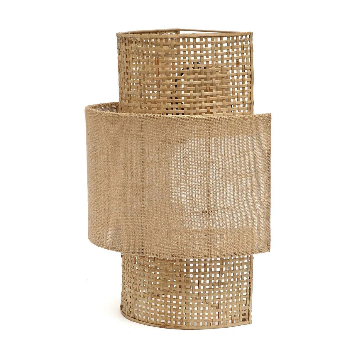 Lampa ścienna Bolly Jute Naturalna M Bazar Bizar