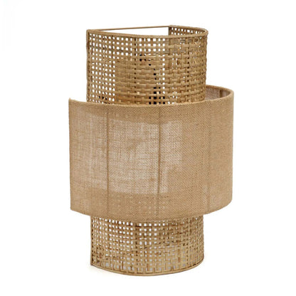 Lampa ścienna Bolly Jute Naturalna M Bazar Bizar