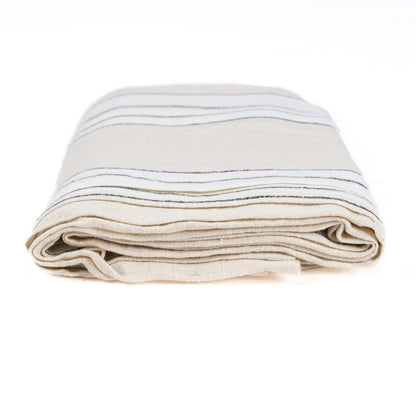 Obrus Provence – Naturalny czarno-biały – 150 × 250 Bazar Bizar