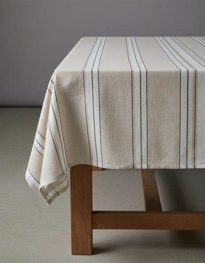 Obrus Provence – Naturalny czarno-biały – 150 × 250 Bazar Bizar