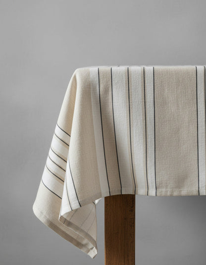 Obrus Provence – Naturalny czarno-biały – 150 × 250 Bazar Bizar