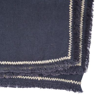 Obrus Tuscany - Czarny Naturalny - 150x250