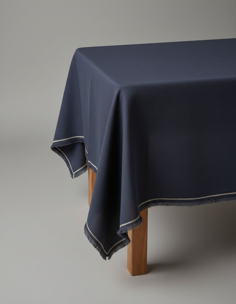 Obrus Tuscany - Czarny Naturalny - 150x300 Bazar Bizar