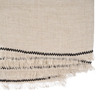 Obrus Tuscany Naturalny Czarny 150x300 Bazar Bizar