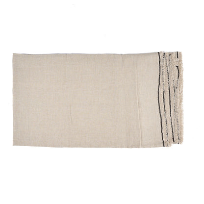Obrus Tuscany Naturalny Czarny 150x300 Bazar Bizar