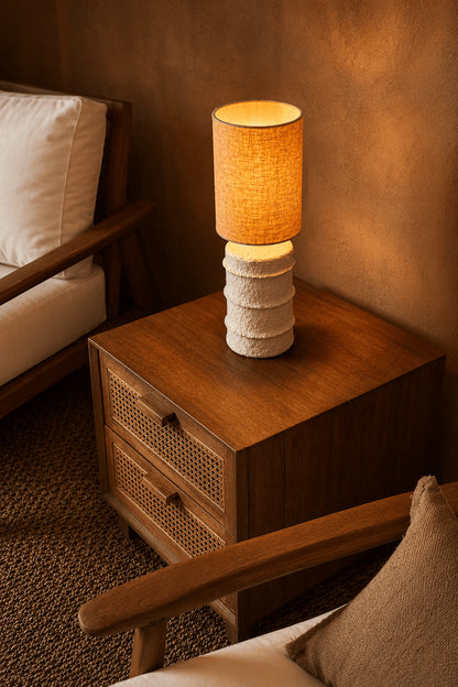 Lampa stołowa Contour Biała Mała Bazar Bizar
