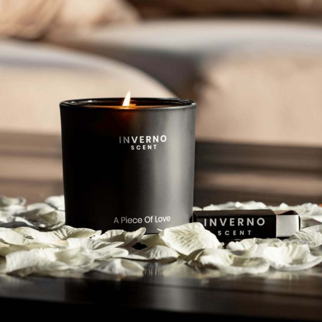 Inverno Scent Luksusowa Świeca Zapachowa A Piece Of Love