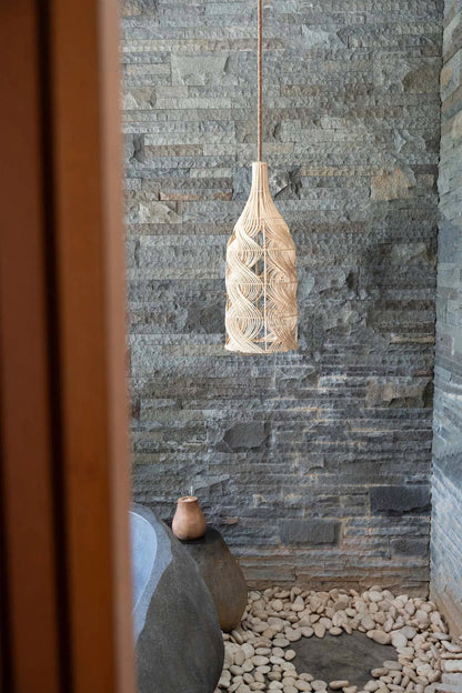 Lampa wisząca Garaffa - Naturalna - L