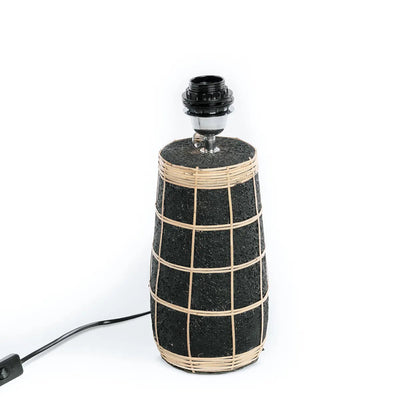 Lampa stołowa Naxos - Czarna Naturalna Bazar Bizarre