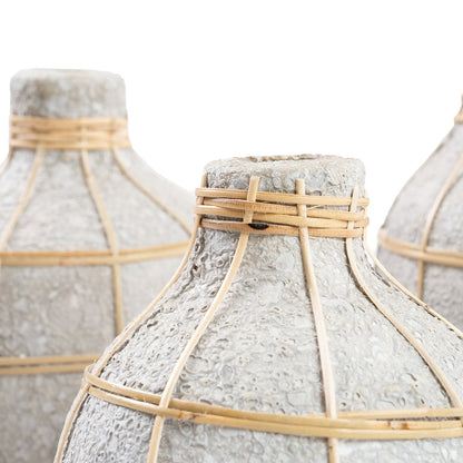Wazon Whoopy - Betonowa szarość Naturalna - L Bazar Bizar