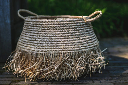 Kosz Raffia Deluxe - Naturalny - L