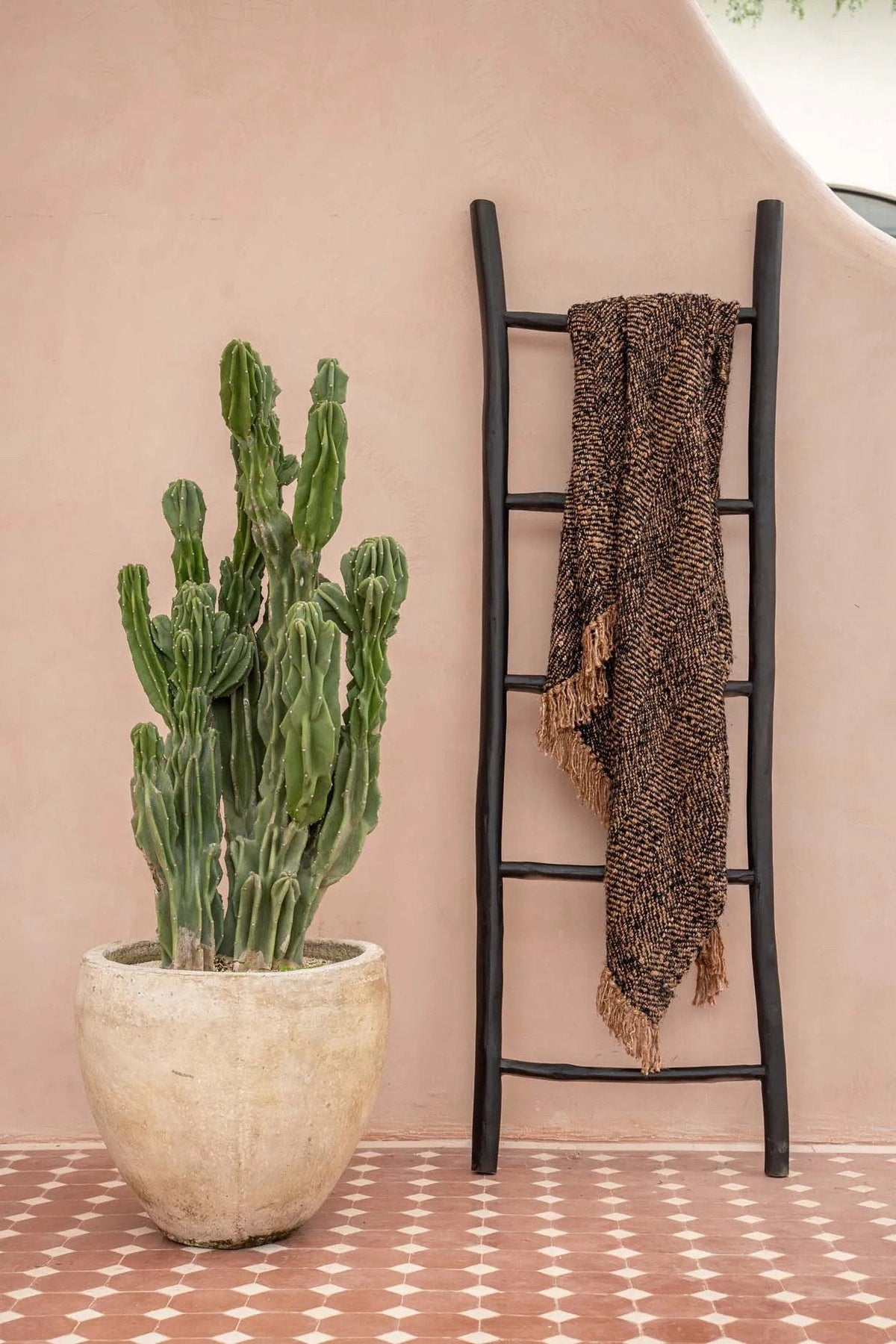 Drabina Tulum czarna 165 cm Bazar Bizar