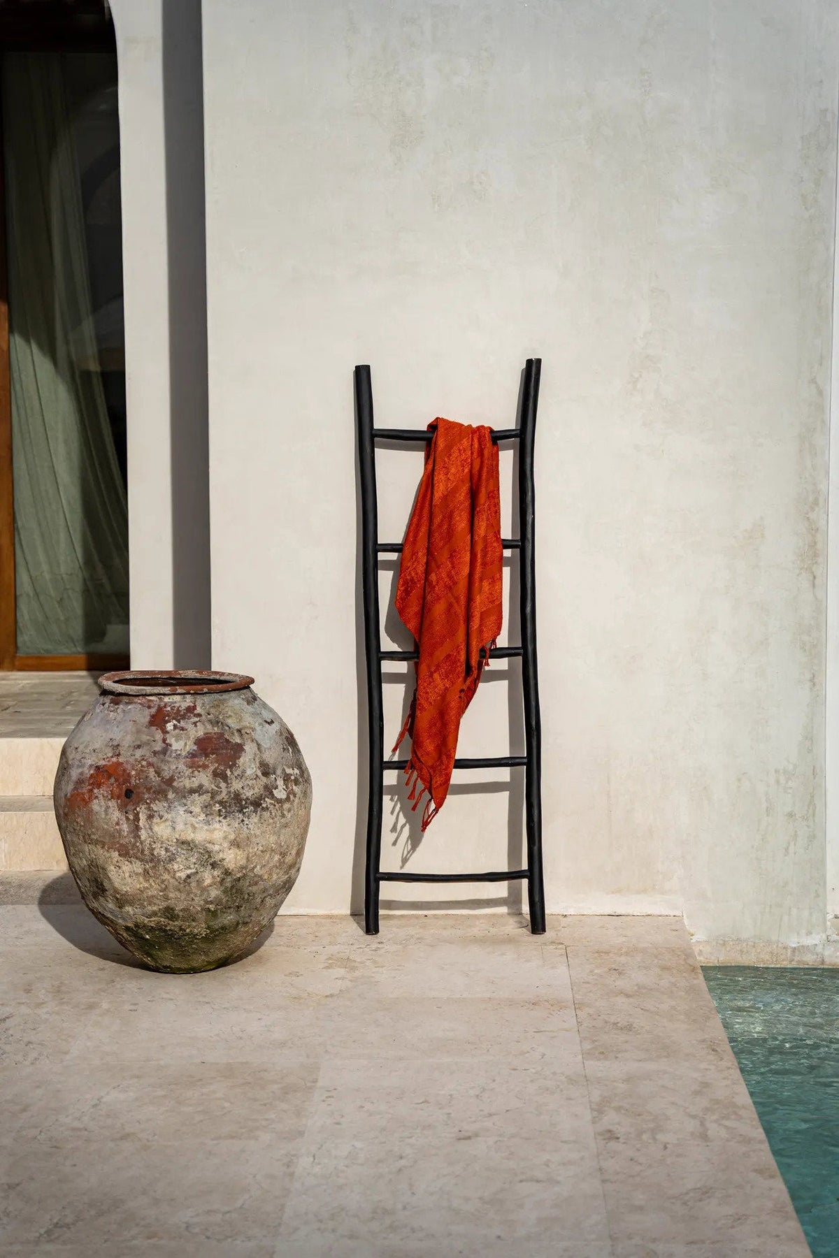 Drabina Tulum czarna 165 cm Bazar Bizar
