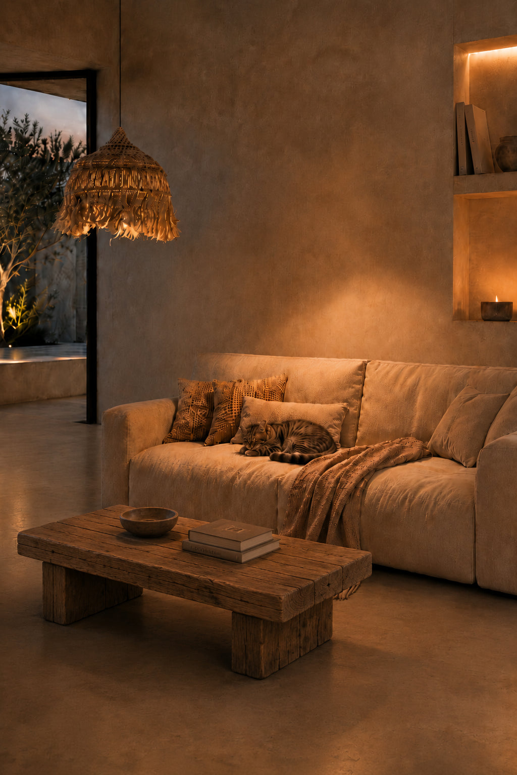 Lampa wisząca Abaca Hoola Naturel Large Bazar Bizar