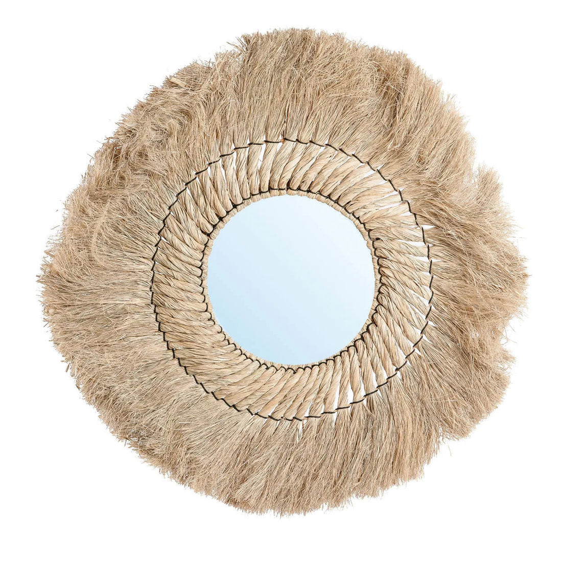 Lustro Pretty Blond - Naturalne - L 90x90cm Bazar Bizar