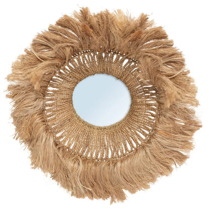 Lustro Abaca Solomon - Naturalne 85x85cm Bazar Bizar