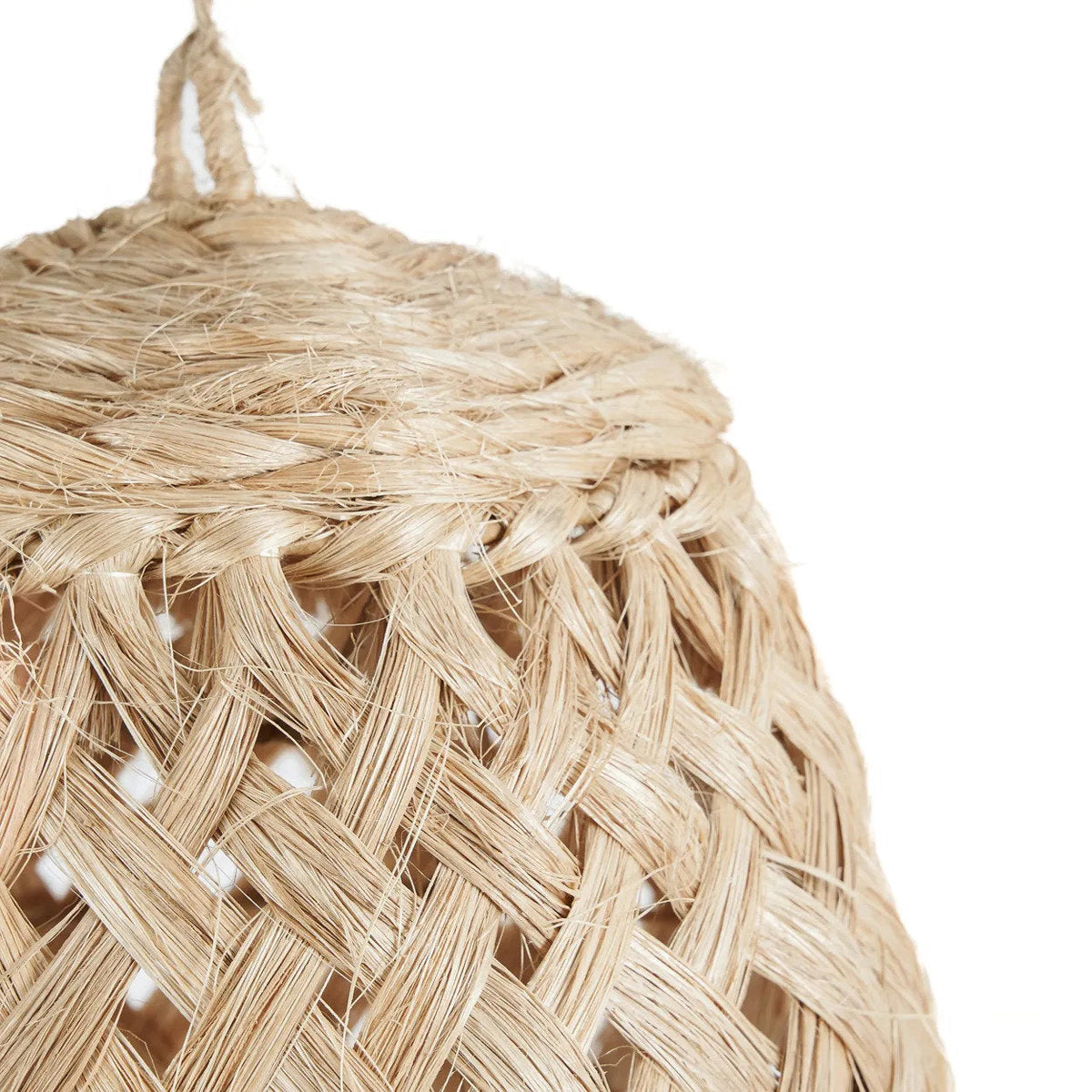Abaca Jelly Fish Pendant Natural Small Bazar Bizar